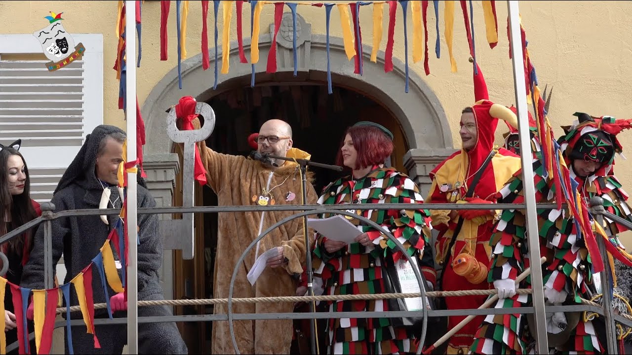 Rathausstürmung am Schmutzigen Donnerstag Hilzingen 20.02.2020