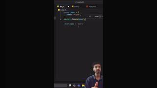 Freezing an Object in Javascript. #javascript