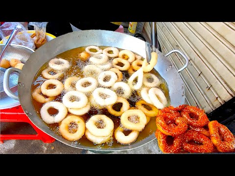 Ring Rice Cake and Ball Rice Cake | Try it when it's still hot - YouTube