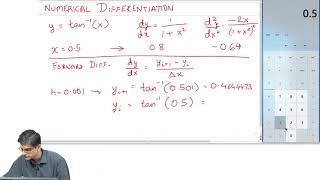 Numerical Differentiation Examples