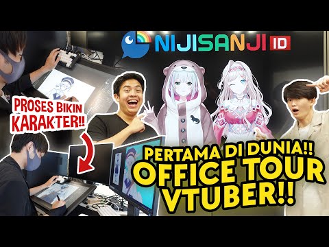 ORANG PERTAMA YANG DIUNDANG KE SINI! TOUR KANTOR VIRTUAL YOUTUBER (NIJISANJI ID)!