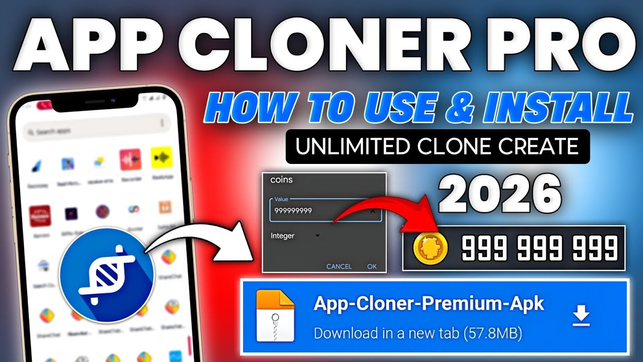 How To Use App Cloner For Any Android NoNeed Root|App Cloner Unlimited ...