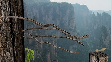 Squash and stretch ball with tail