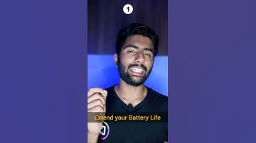 3 Tips to improve battery life | Save Phone Battery | Smartphone battery charging tips #shorts #tech