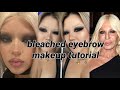 Bleached Eyebrows Makeup Tutorial🖤