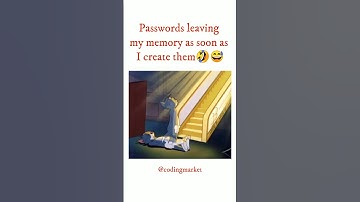 Passwords leaving my memory as soon as I create them😂#password #coders #viralvideo #freshers #shorts