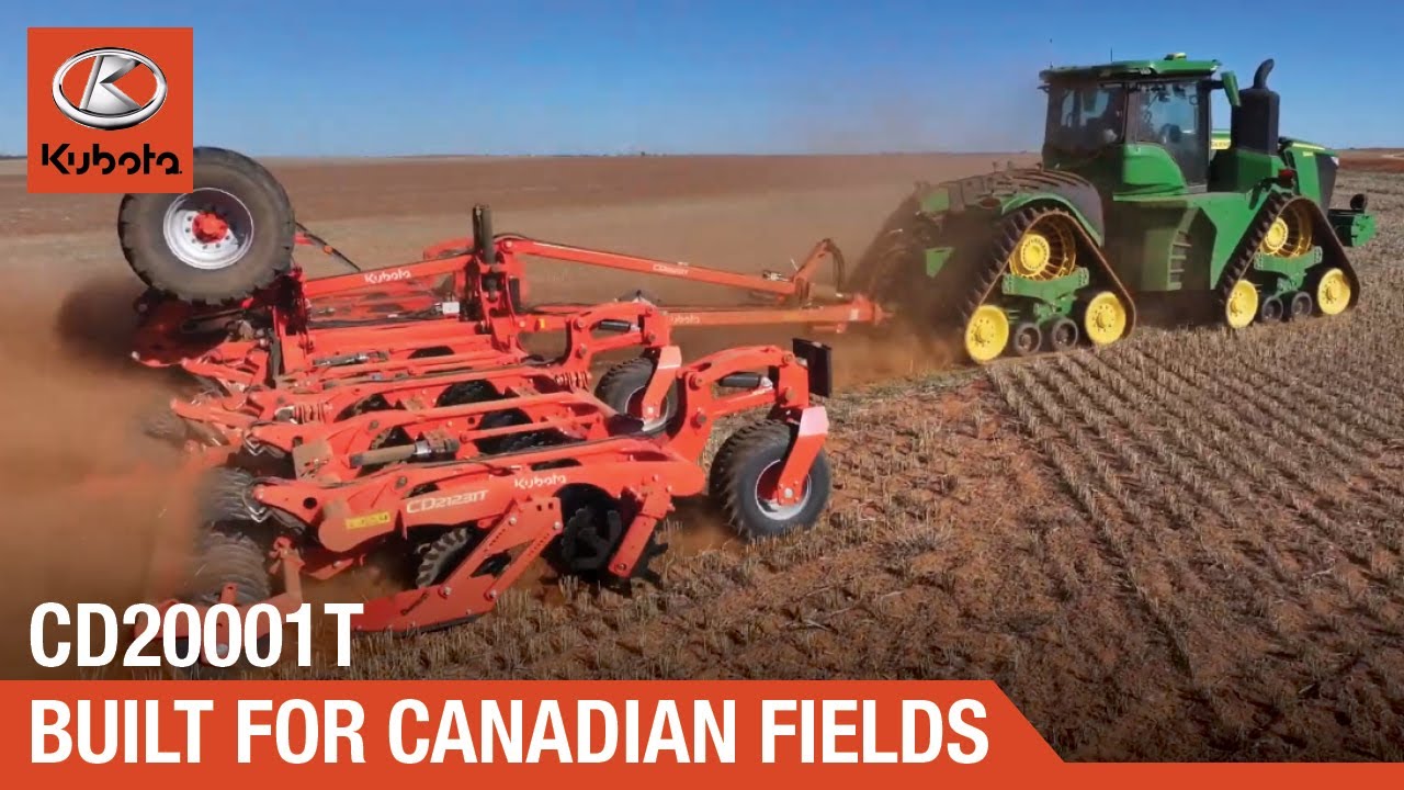 Kubota CD Range | Compact Disc Harrows Built for Canadian Fields 