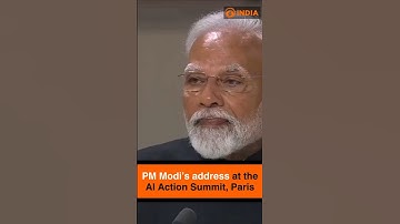 PM Modi’s address at the AI Action Summit, Paris