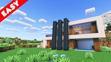 Minecraft: Tutorial voor het bouwen van een modern huis (#3)