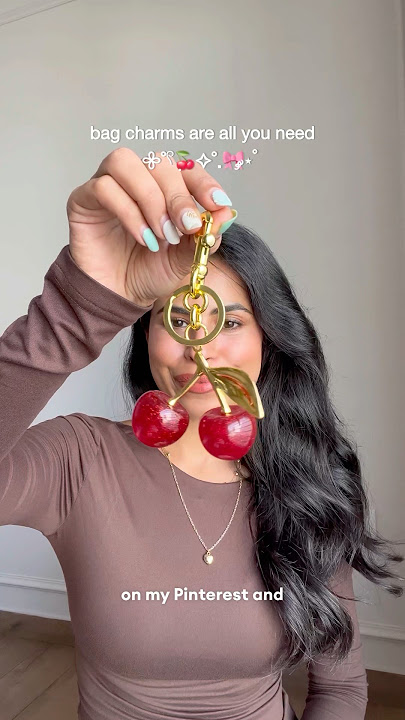 MUST HAVE BAG CHARMS🎀🍒🌸 #bagcharm #pinterestinspired #bagcharms #pinterestaesthetic #cute #love