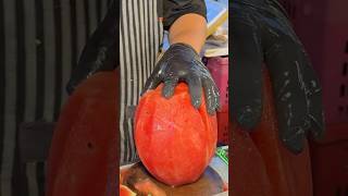The Perfect Red Watermelon Cut In Bangkok