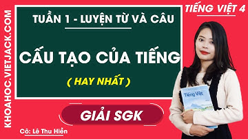 Luyện từ và câu Cấu tạo của tiếng - Tuần 1 - Tiếng Việt lớp 4 - Cô Lê Thu Hiền (HAY NHẤT)