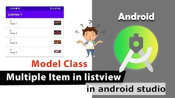 Model class in listview | Set multiple values in one itemfile in listview | GeterSeter |Part 7 | #36