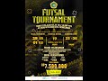 Live  tournamen futsal sekabupaten dan kota probolinggo di smk hafshawaty zainul hasan genggongo