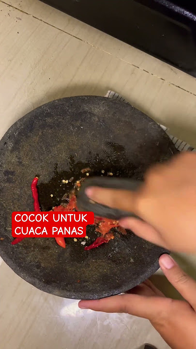 DIJAMIN SEGAR KALAU BIKIN INI PAS CUACA PANAS #food #makanansendiri #trending