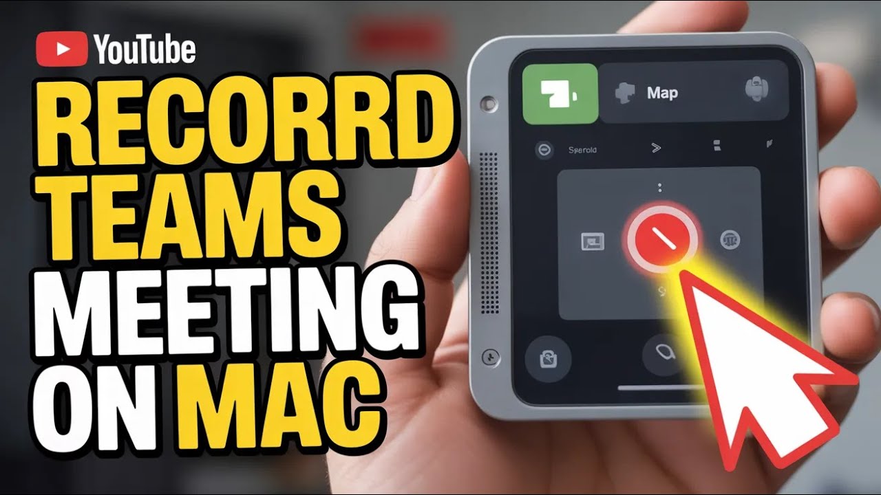 How to record Teams meeting on Mac - Step by Step - YouTube