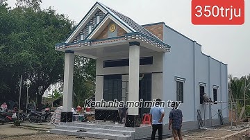 Nhà cấp 4 nông thôn 350trju dt 4,2*15m (0915296259)