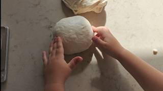 2-Year-Old Chef Luka makes 48-Hour Neapolitan Pizza 🍕 Poolish dough, soft and silky smooth! screenshot 2
