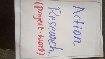 Format of action research project👩‍🔬 work file ⚛️(science) for B.Ed.  students 📚#action research #