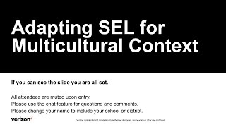 Summer of Powerful Learning: Adapting SEL for Multicultural Contexts