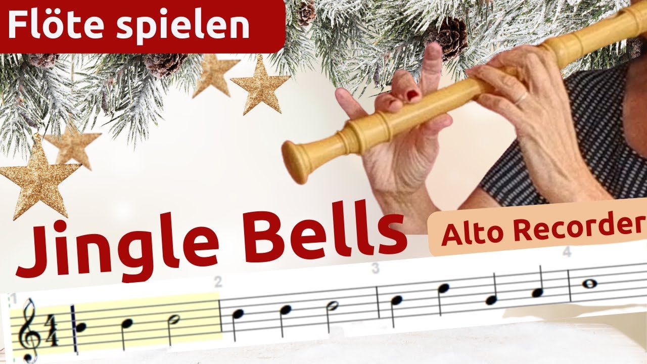 Jingle Bells I Altblockflöte / AltoRecorder I Christmas Song 