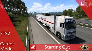 ETS2 Career Mode #1 - STARTING OUT