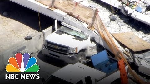 Pedestrian Bridge Collapse From Miami