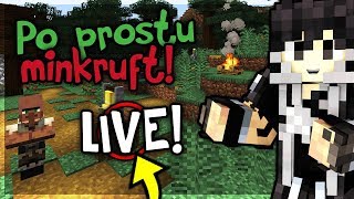 🔴🔴🔴 PO PROSTU ZBIERAM MATERIAŁY! - LIVE PO PROSTU MINKRUFT 🔴🔴🔴 screenshot 2