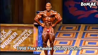 Replay) 1998 Mr. Olympia 2nd Flex Wheeler Posing routine