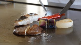 日本東京鐵板燒 ￥10,000 Japanese Teppanyaki lunch in Kudanshita Tokyo｜鉄板焼 千鳥／ホテルグランドパレス