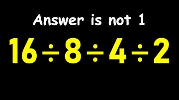 Most People Get This Math Question Wrong!
