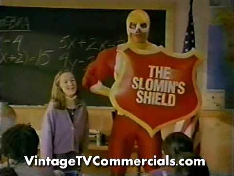 Alarmo Slomin's Shield Superhero Commercial