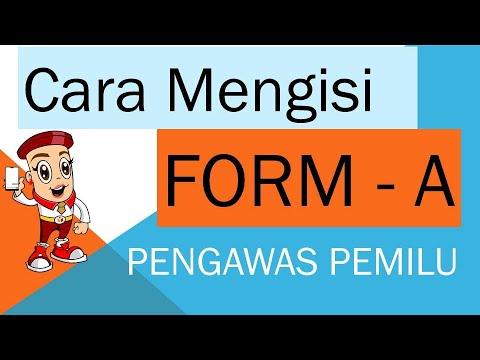 CARA PENGISIAN FORMULIR C HASIL-KWK PILKADA 2020. 