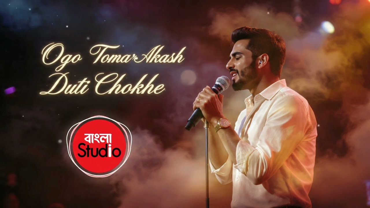 Ogo Tomar Akash Duti Chokhe | ওগো তোমার আকাশ দুটি চোখে | bangla romantic song male version