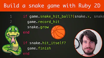 Let’s create a snake game in ruby in this beginner tutorial