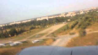 Взлет из Kiev Borispol - Hurghada, Egypt Takeoff  Boeing 737-800 Utair Ukraine \\ Departure from