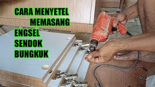 Cara Memasang Engsel Sendok Bungkuk