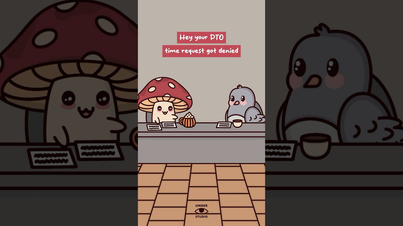 PTO: Prepare The Others 🐦 Mushie & Birdie | Office Animation Meme | Original Audio: @danakowalski