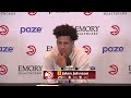 Hawks vs. Pistons Postgame Press Conference: Jalen Johnson