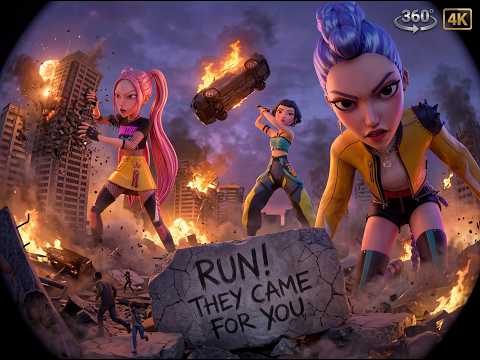 Kpop Demon Hunters Invade The City | 360° VR