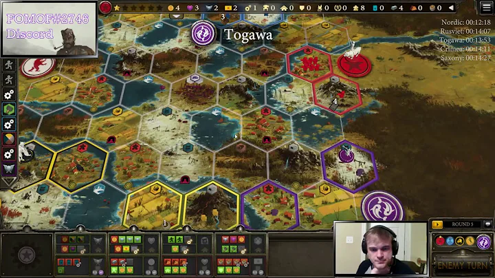 Rusviet Mechanical 16 Turns - LIVE stream - Scythe Board Game