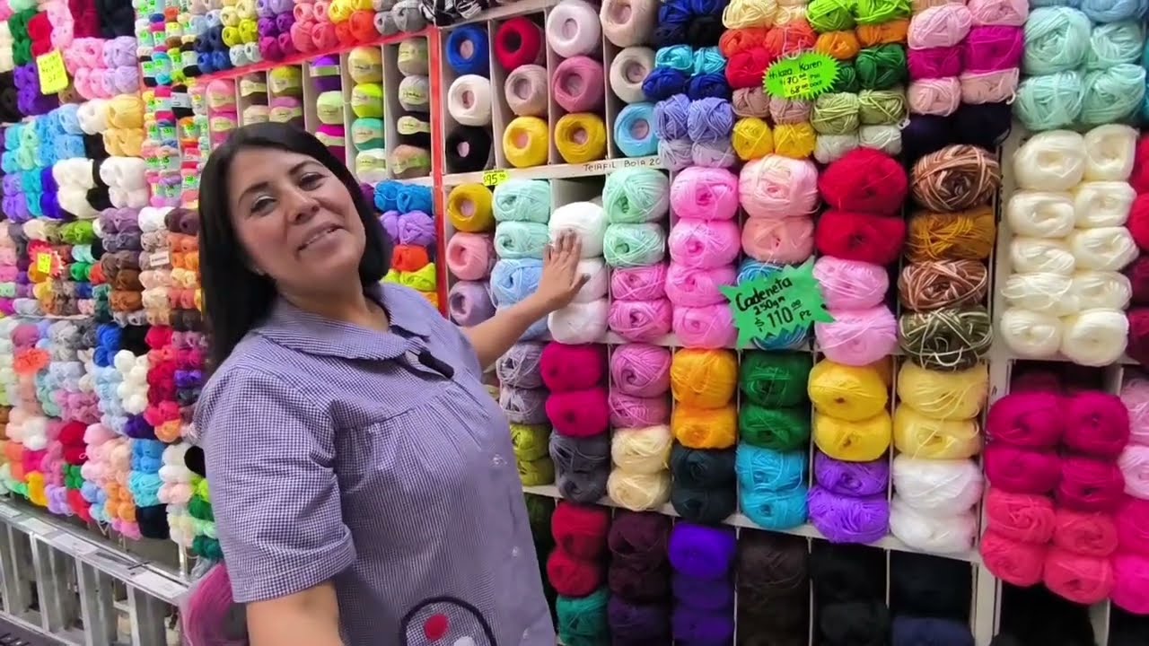 😱LA MERCERÍA MAS GRANDE QUE LO TIENE TODO PARA SUS BORDADOS/ TEJIDOS y MANUALIDADES en la CDMX 💯