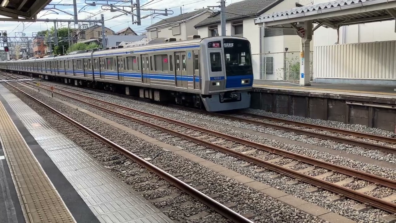 西武6000系6001F 中井通過