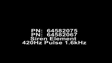 Werma Stacklights Siren Element: 64582075, 64582067 from AutomationDirect