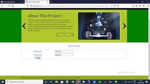 Secure Data Transfer and Deletion from Counting Bloom Filter in Cloud Computing ||JAVA