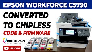 how we convert epson workforce c5790 into chipless with firmware and code