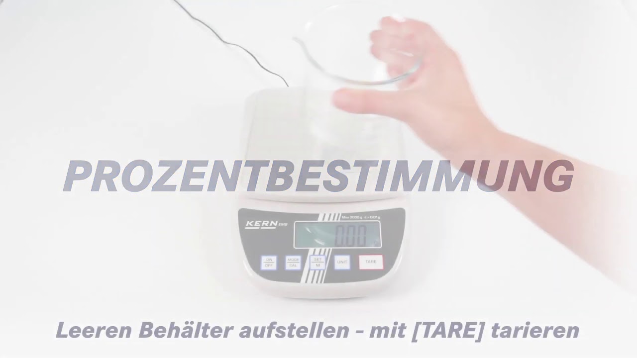 KERN Einsteiger-Laborwaage 6000 G – Präzision 0,1 G, Flach & Sofort Startklar Mit Batterien