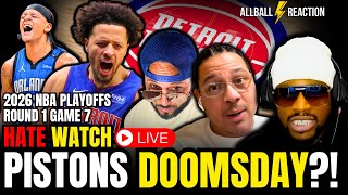 Pistons vs Magic Game 7 Play by Play HATE WATCH | AllBall Reaction