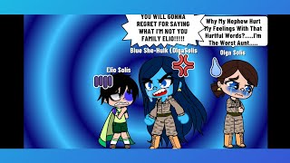 Elio 2025 Alternative Scene Olga Solís Turns Into The Blue She-Hulk Because Of Elio Solís