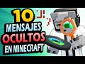 ✅ 10 Mensajes OCULTOS en Minecraft!!